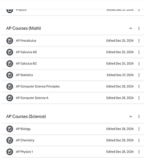 Online STEM resources